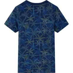 T-shirt til børn str. 104 marineblå