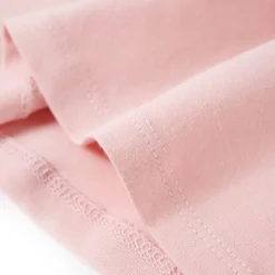 T-shirt til børn str. 104 med flæser lyserød