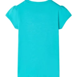 T-shirt til børn str. 116 mintgrøn