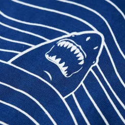 T-shirt til børn str. 128 mørkeblå