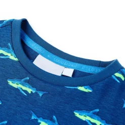 T-shirt til børn str. 92 mørkeblå