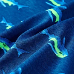 T-shirt til børn str. 92 mørkeblå