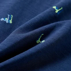 T-shirt til børn str. 92 mørkeblå