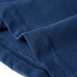 T-shirt til børn str. 116 mørkeblå