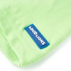 T-shirt til børn str. 116 neongrøn