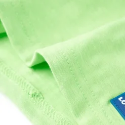 T-shirt til børn str. 116 neongrøn