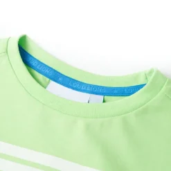 T-shirt til børn str. 128 neongrøn