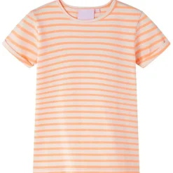 T-shirt til børn str. 104 neon-orange