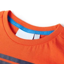 T-shirt til børn str. 116 orange