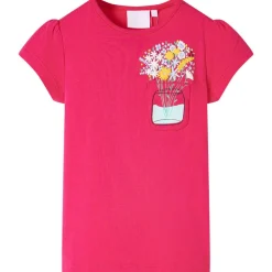 T-shirt til børn str. 116 pink