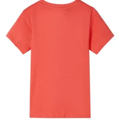 T-shirt til børn str. 116 rød