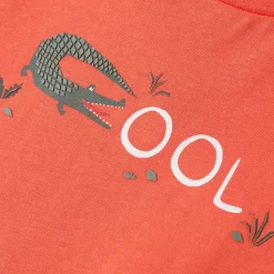 T-shirt til børn str. 116 rød