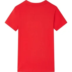 T-shirt til børn str. 92 rød