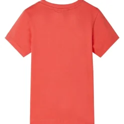 T-shirt til børn str. 128 rød