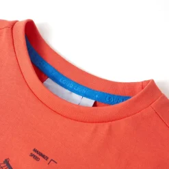 T-shirt til børn str. 128 rød