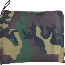 Vandtæt army-regnponcho til camping/vandreture camouflage