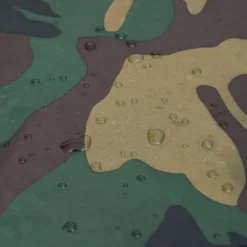 Vandtæt army-regnponcho til camping/vandreture camouflage