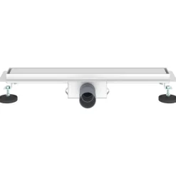 vidaXL 2 i 1 bruserafløb Sølv 50 cm Rustfrit Stål 304