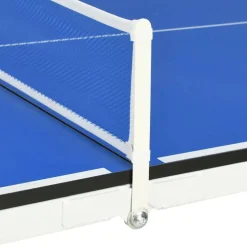vidaXL 1,5 meter bordtennisbord med net 152 x 76 x 66 cm blå