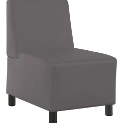 vidaXL | Modulsofa enhed uden arme | Grå 55 x 74 x 82 cm Kunstlæder