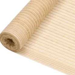 vidaXL afskærmning 1x10 m 75 g/m² HDPE beige