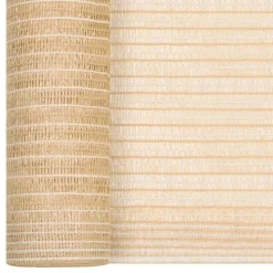 vidaXL afskærmning 1x10 m 75 g/m² HDPE beige