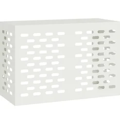 vidaXL Air Conditioner Cover Hvid 90 x 40 x 60 cm Stål
