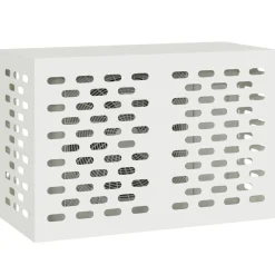 vidaXL Air Conditioner Cover Hvid 90 x 40 x 60 cm Stål