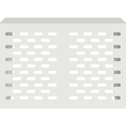 vidaXL Air Conditioner Cover Hvid 90 x 40 x 60 cm Stål