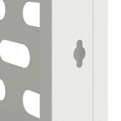 vidaXL Air Conditioner Cover Hvid 90 x 40 x 60 cm Stål