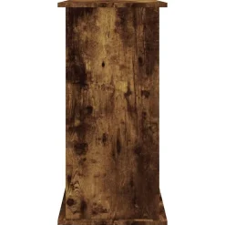 vidaXL akvariebord 81x36x73 cm konstrueret træ røget egetræsfarve