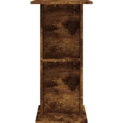 vidaXL akvariebord 60,5x36x72,5 cm konstrueret træ røget egetræsfarve