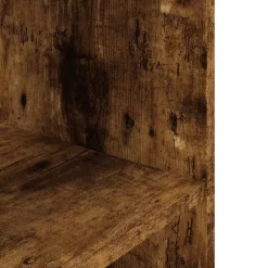 vidaXL akvariebord 60,5x36x72,5 cm konstrueret træ røget egetræsfarve