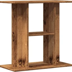 vidaXL akvariestativ gammelt træ 60x30x60 cm konstrueret træ