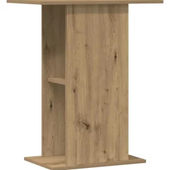vidaXL akvariestativ håndlavet eg 36x60,5x72,5 cm konstrueret træ
