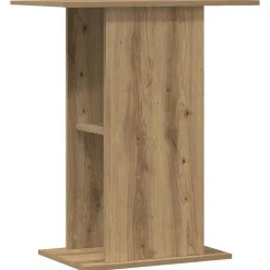 vidaXL akvariestativ håndlavet eg 36x60,5x72,5 cm konstrueret træ