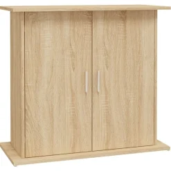 vidaXL akvariestativ Sonoma eg 81x36x73 cm konstrueret træ