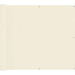 vidaXL Altan Skærm Creme 100 x 1000 cm Oxford stof