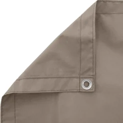 vidaXL Altan Skærm Gråbrun 110 x 500 cm Oxford stof
