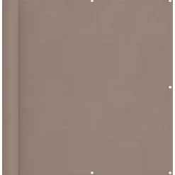 vidaXL Altan Skærm Gråbrun 110 x 600 cm Oxford stof