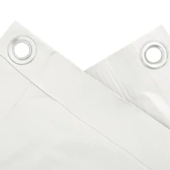 vidaXL altanafskærmning 300x75 cm PVC hvid