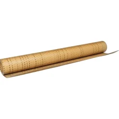 vidaXL altanafskærmning 300x80 cm polyrattan lysebrun