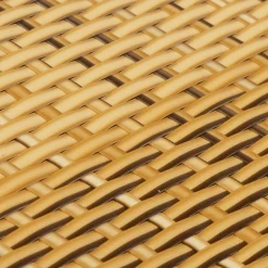 vidaXL altanafskærmning 300x80 cm polyrattan lysebrun