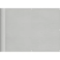 vidaXL altanafskærmning 75x300 cm 100 % polyester lysegrå