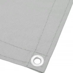 vidaXL altanafskærmning 75x300 cm 100 % polyester lysegrå