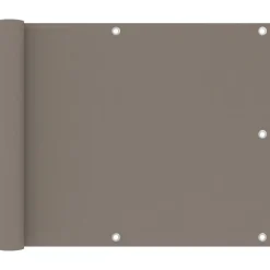 vidaXL altanafskærmning 75x300 cm oxfordstof gråbrun