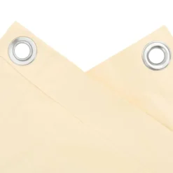 vidaXL altanafskærmning 300x75 cm PVC cremefarvet