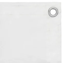 vidaXL altanafskærmning 75x300 cm oxfordstof hvid