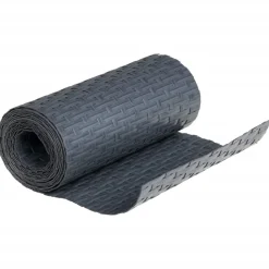 vidaXL altanafskærmninger 5 stk. 255x19 cm polyrattan antracitgrå