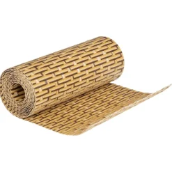 vidaXL altanafskærmninger 10 stk. 255x19 cm polyrattan lysebrun